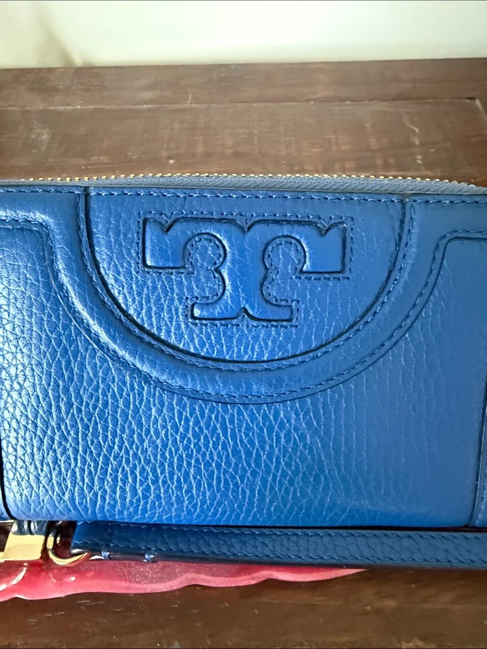 Tory Burch compact wristlet